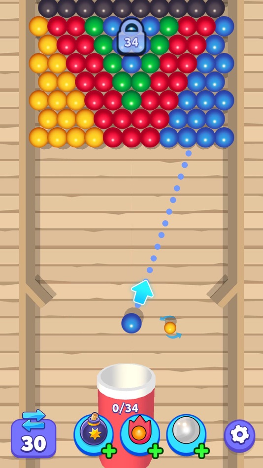#5. Bubble Fall 3D (iOS) 由: Voodoo