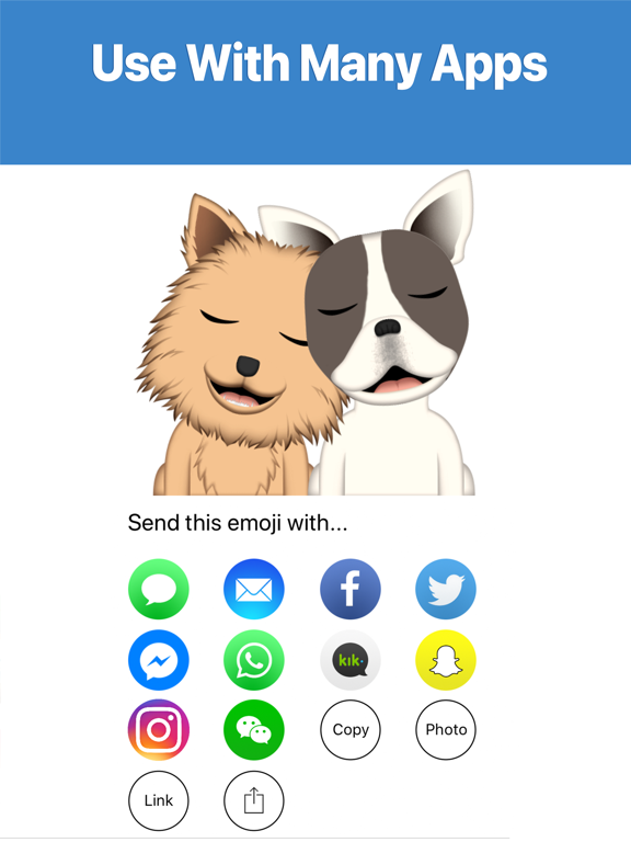 Dog Emoji Designer iPad screenshot 5 - Entertainment app