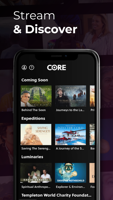 CORE: Shows, Movies, Podcasts Screenshot