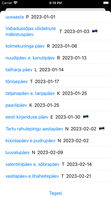 Meie Kalender Screenshot