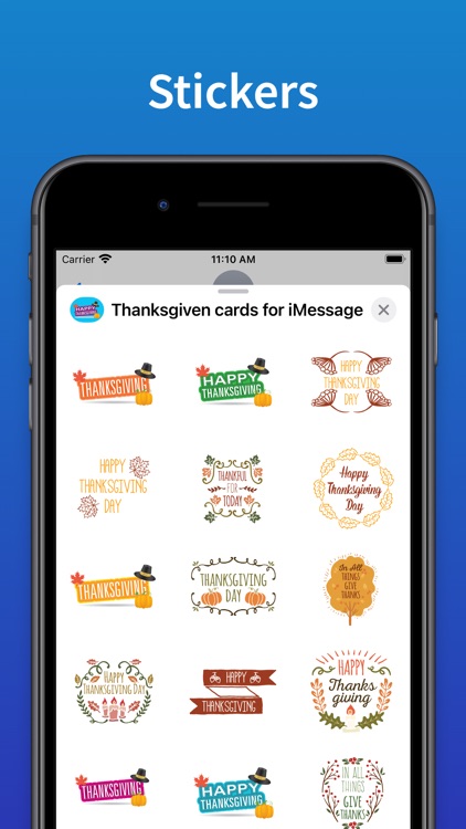 Happy Thanksgiving - stickers