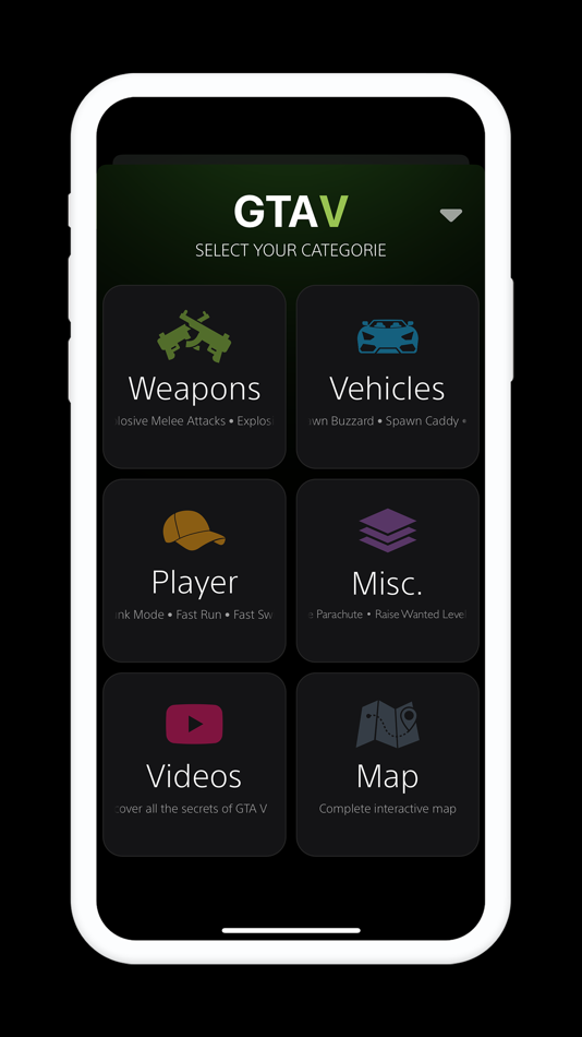 #2. CHEATS for GTA V (iOS) بواسطة: David Azancot