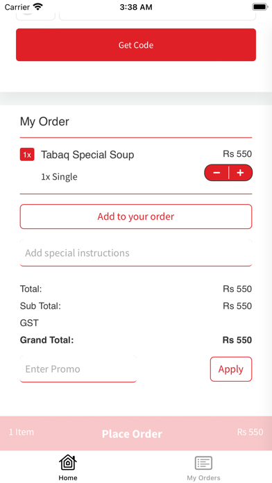 Tabaq Restaurant Screenshot