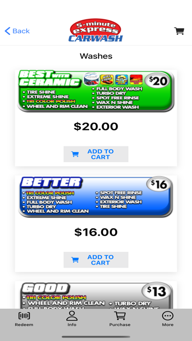 Five Minute Express Car Wash Screenshot