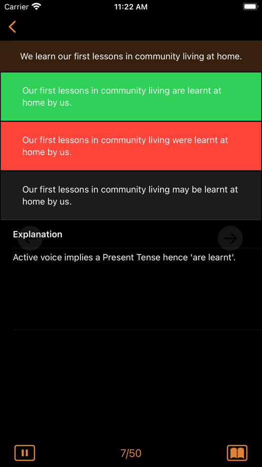 #8. Grammar: Active Passive Voice (iOS) 由: Webrich Software Limited