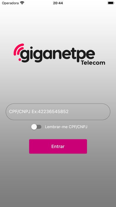 GIGANETPE TELECOM Screenshot