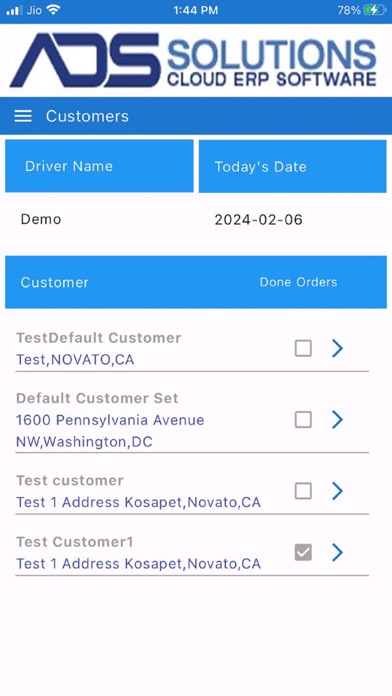 ADS Solutions POD App Screenshot