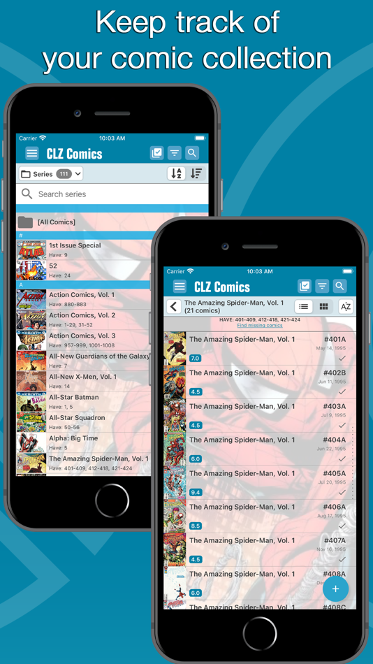 CLZ Comics - comic database - 9.1.3 - (iOS)