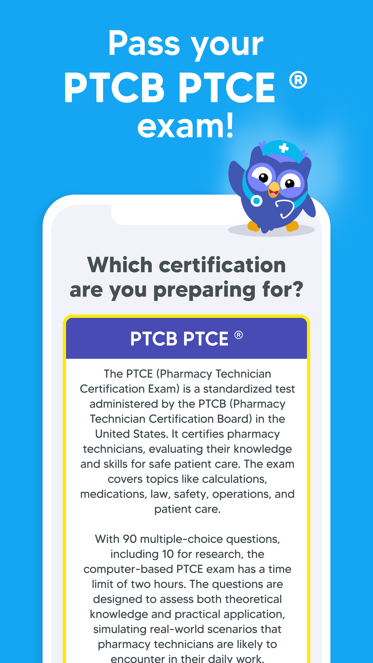 PTCB PTCE Exam Prep Test 2024