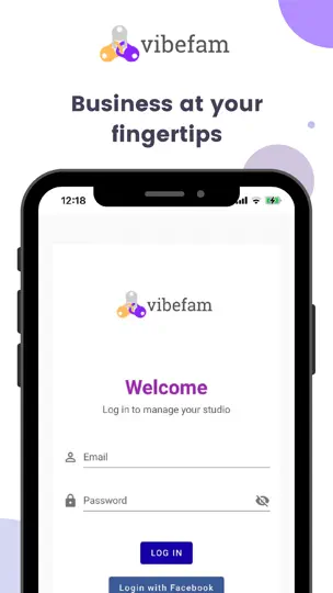 Скриншот Vibefam Business на iPhone 1