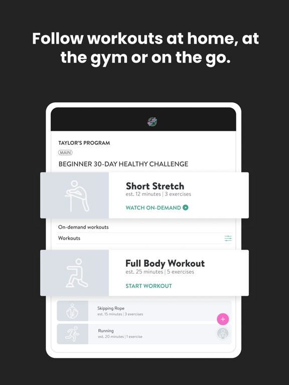 RCMC Train iPad screenshot 4 - Health & Fitness app