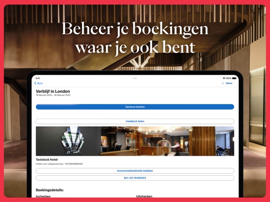 Hotels.com: hotelboeking iPad app afbeelding 5