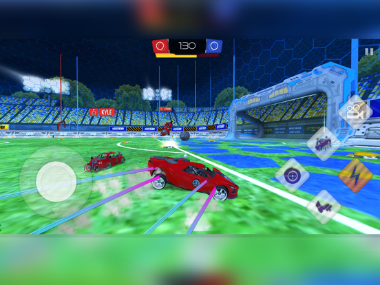 Rocket Soccer Derby iPad app afbeelding 3