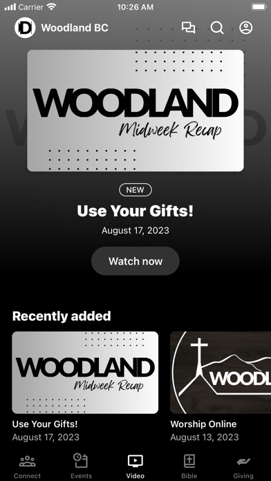 Woodland BC Waynesville Screenshot