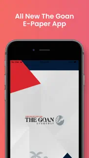 the goan e-paper iphone screenshot 1