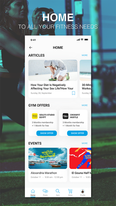 CairoGymsApp Screenshot