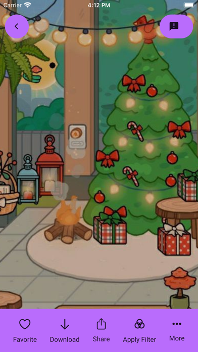 Purple Toca kuromi House Ideas Screenshot