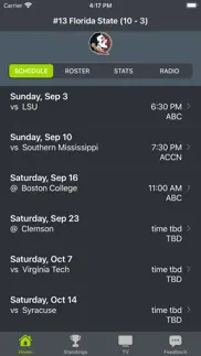 How to cancel & delete fsu football schedules 3