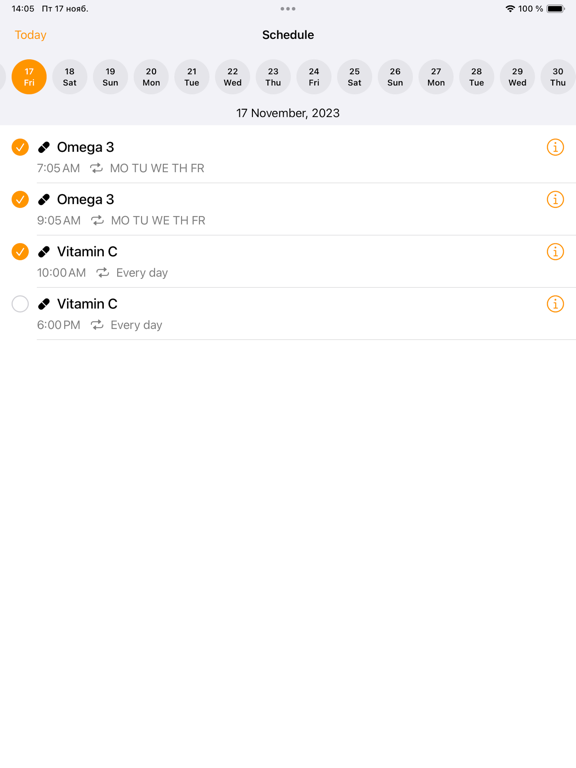 Screenshot #4 pour Pill Medication Reminder