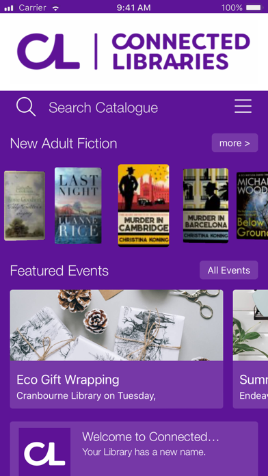 Connected Libraries Screenshot
