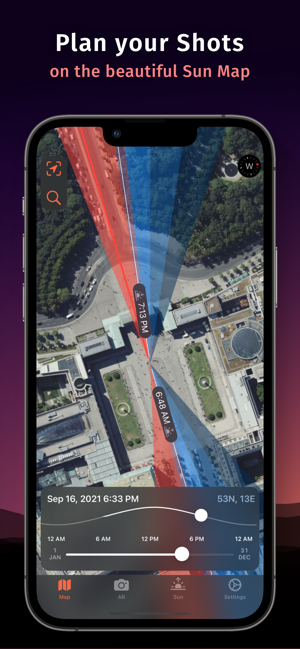 ‎Helioseek - Sun AR & Map Screenshot