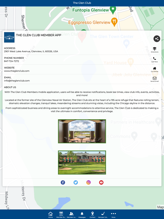 The Glen Club Member App iPad screenshot 4 - Sports app