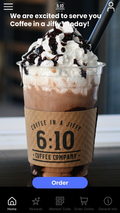 6:10 Coffee Company Screenshot