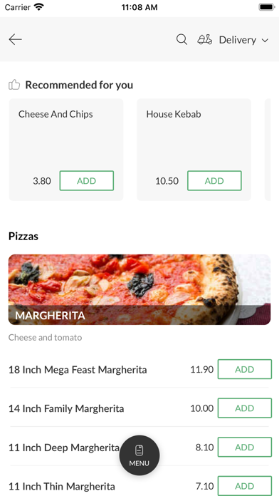 Papas Pizza, Screenshot