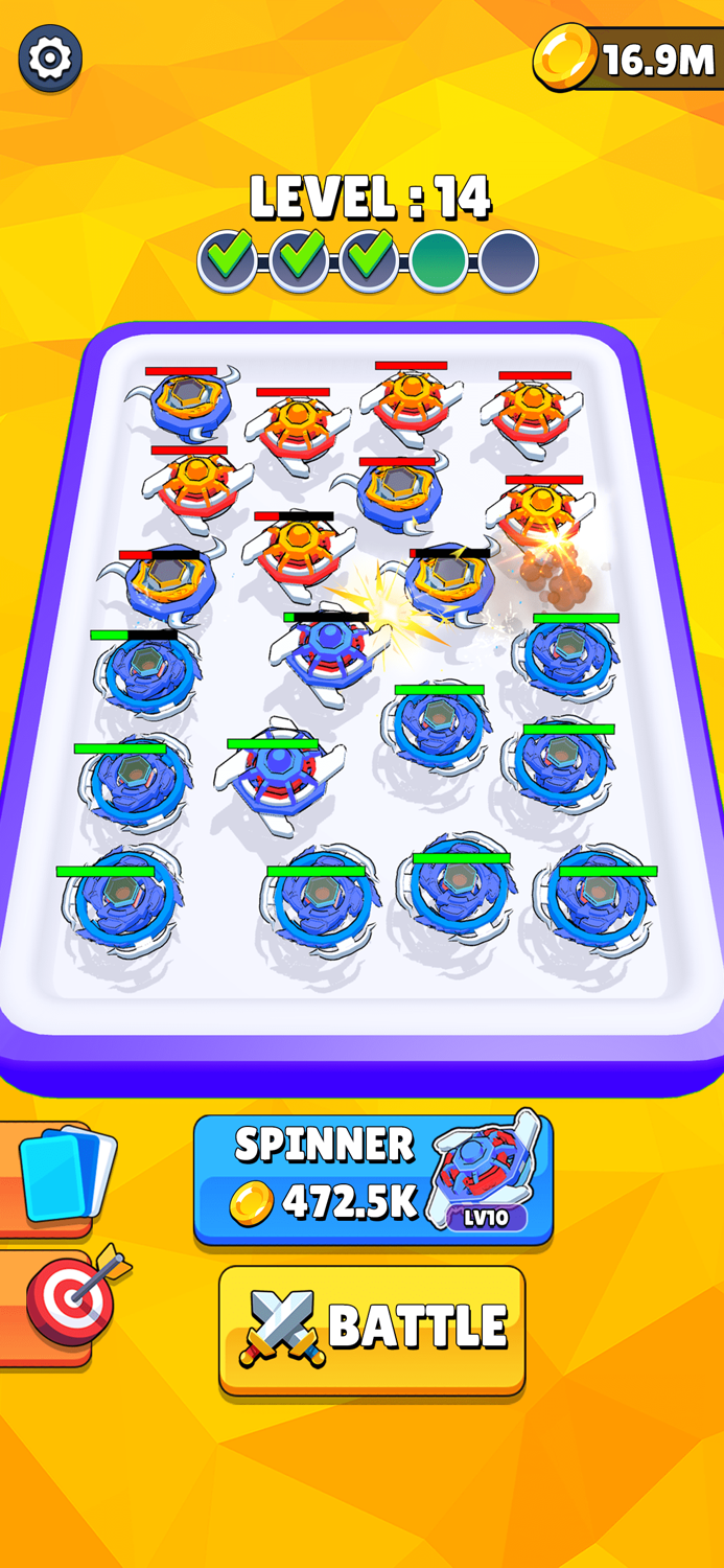 Spinner Battle Merge Master