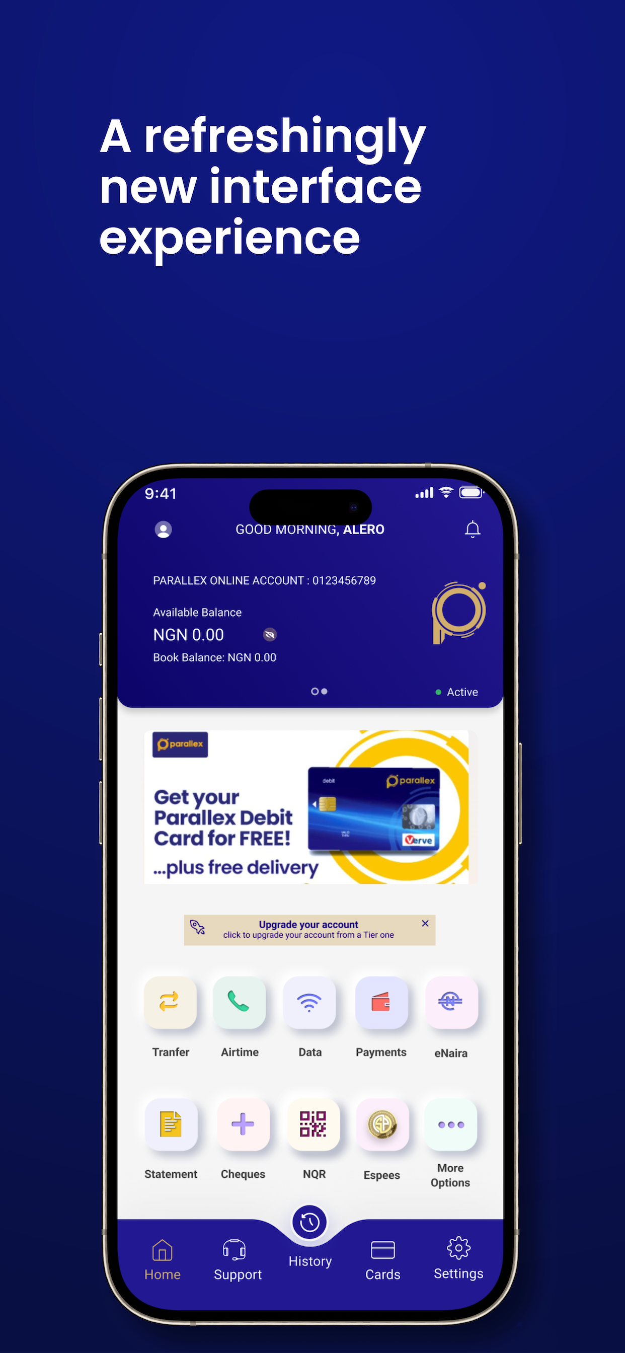 Parallex Bank Mobile App