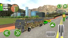 army transport bus drive game iphone screenshot 1