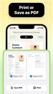resume maker. iphone screenshot 4