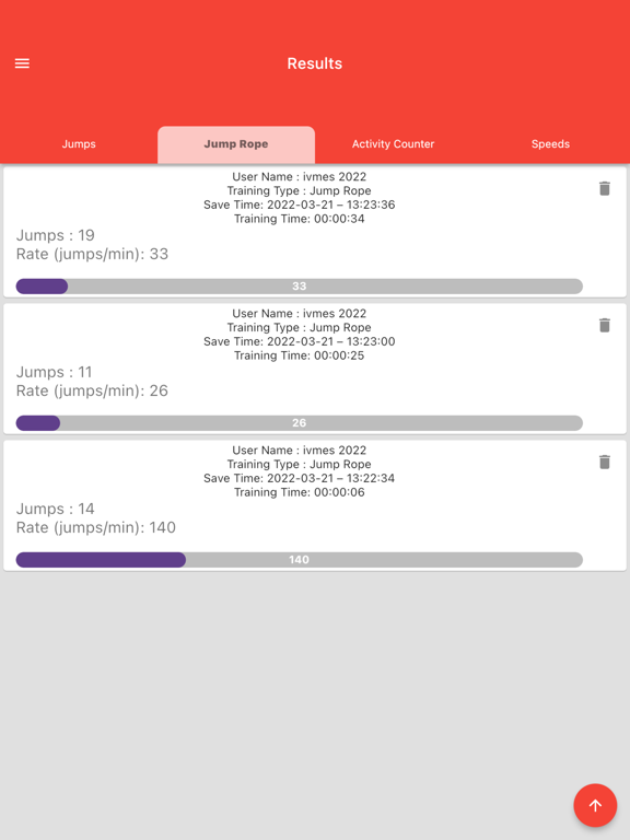 iVMES Athlete iPad screenshot