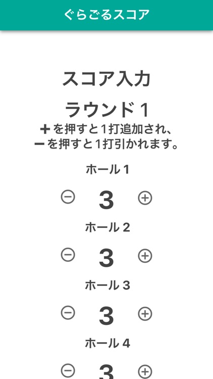 ぐらごるスコア