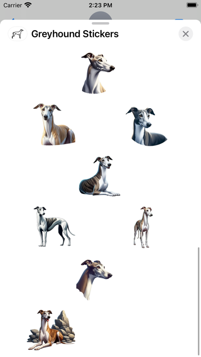 Screenshot #3 pour Greyhound Stickers