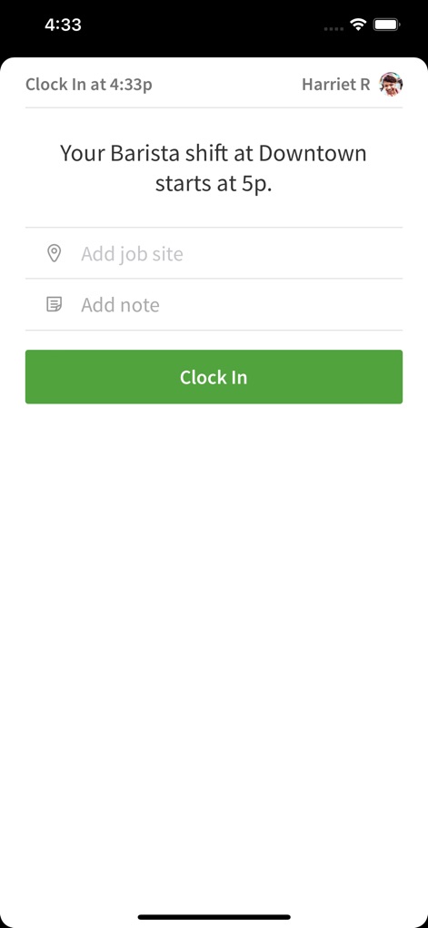 Time Clock Terminal - Business App | MWM
