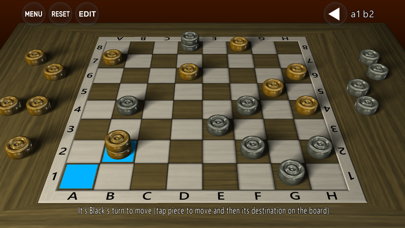 3D Checkers Game Screenshot