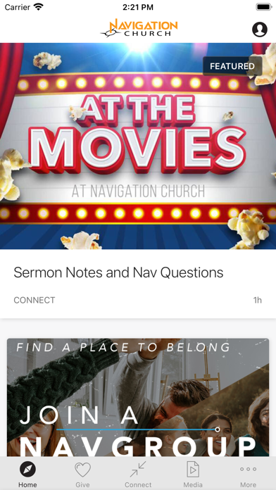 Navigation Church Screenshot