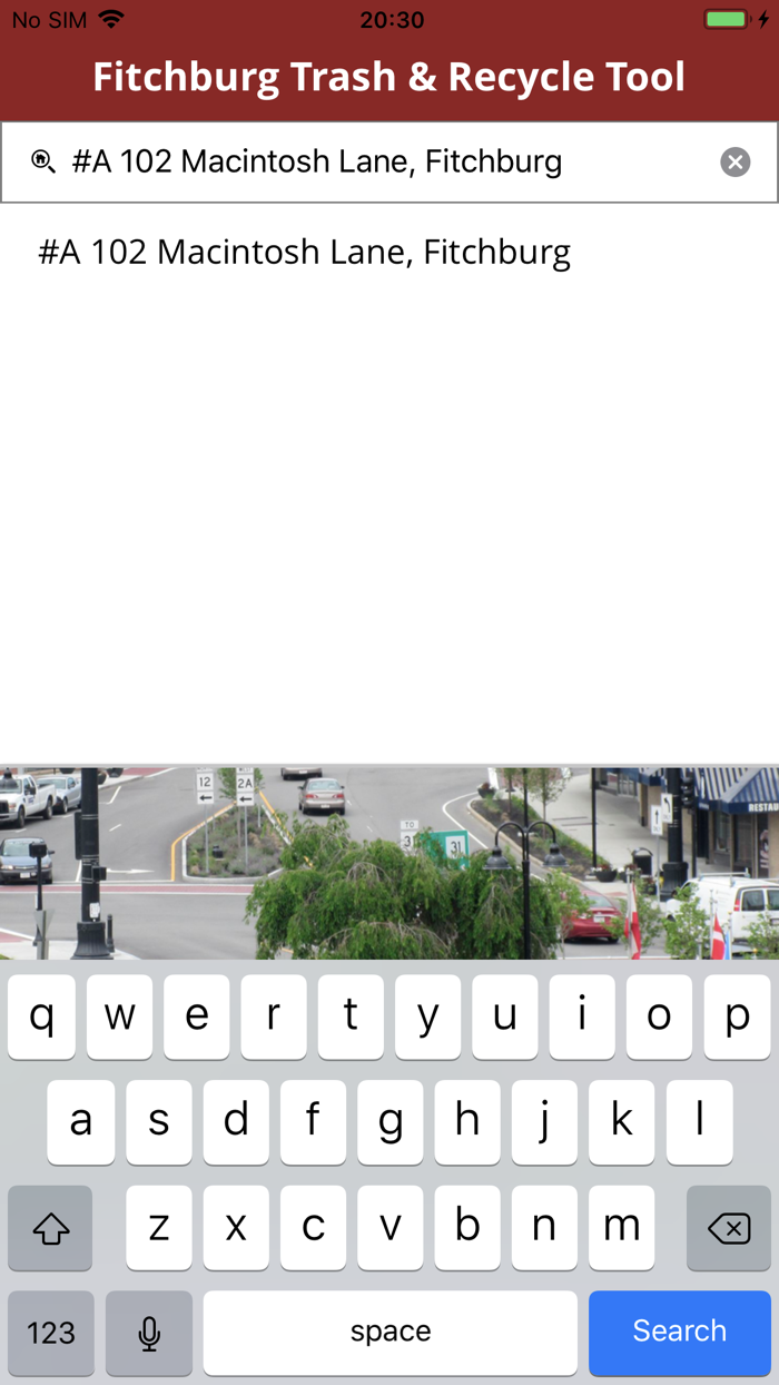 Fitchburg Trash and Recycle Tool