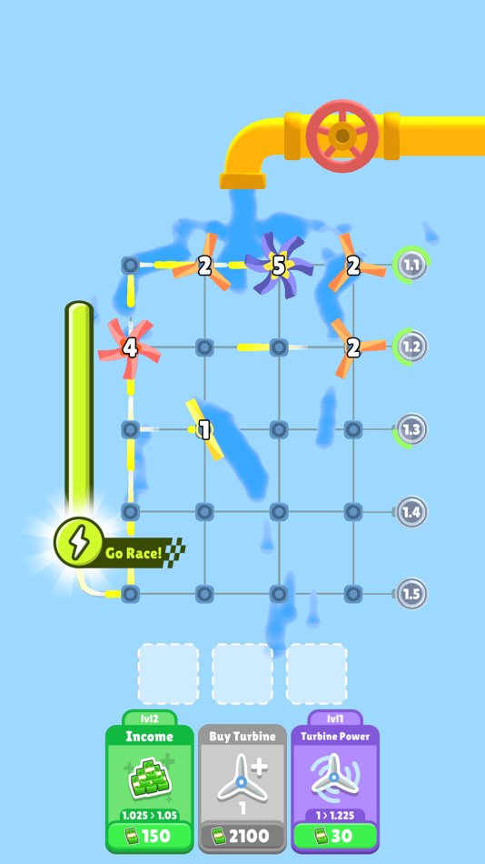 #6. Water Turbine Merge (iOS) 由: Ferhat Bicici