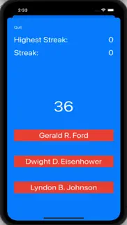 the president quiz iphone screenshot 2