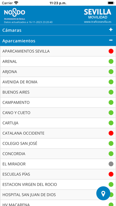 Movilidad Tráfico Sevilla Screenshot