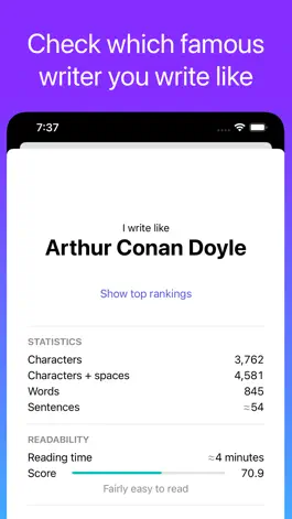 Game screenshot I Write Like mod apk