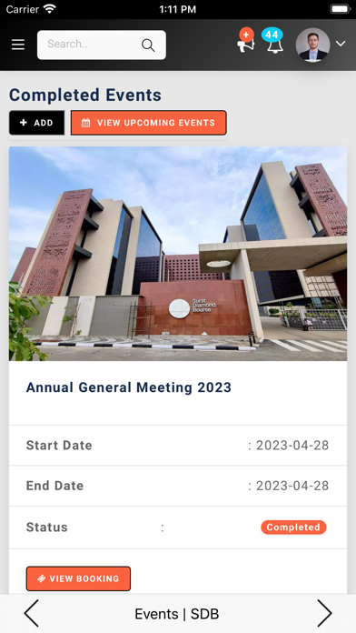 Admin SDB Screenshot