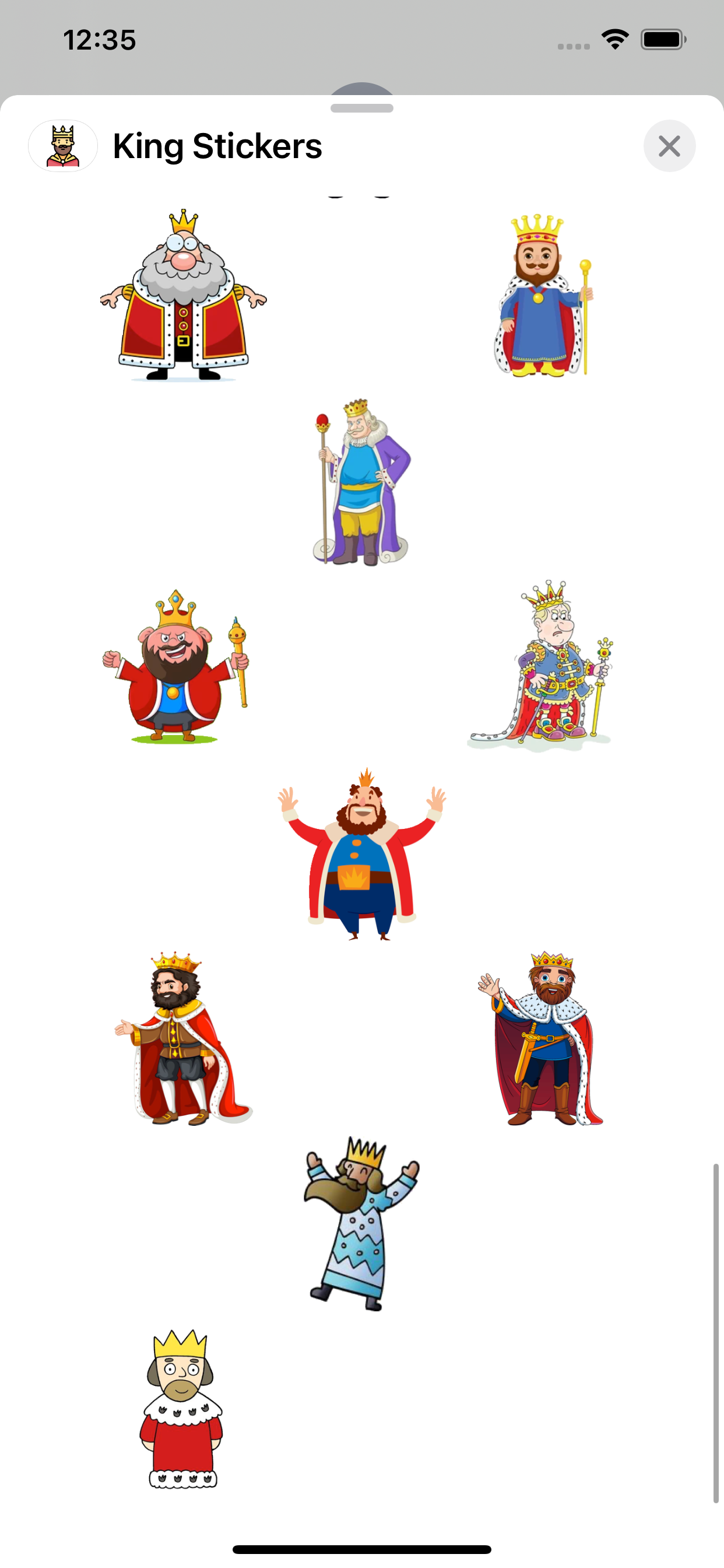 King Stickers