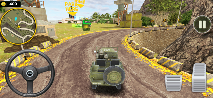 Army Jeep Truck Driving Games