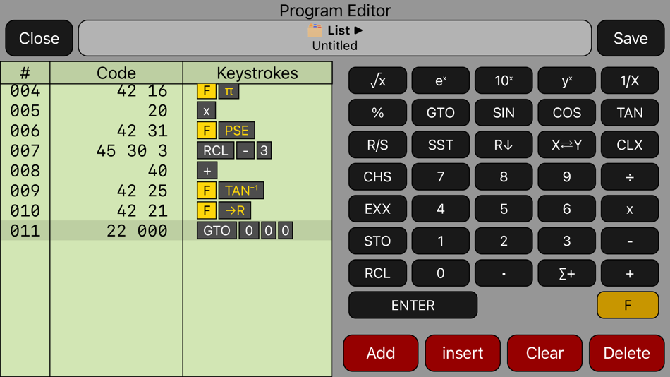 #5. RLM-10CX (iOS) By: R.L.M. Software