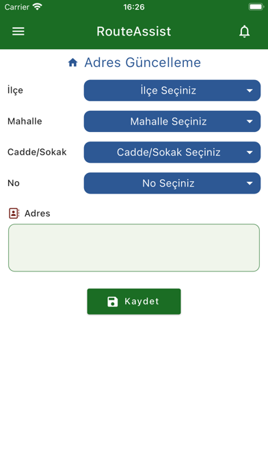 RouteAsist Screenshot
