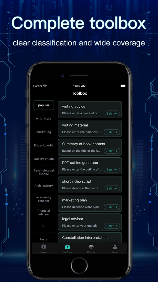 #4. Chat AI-AI Q&A Chat Robot (iOS) By: Hebei jiudao network technology co., ltd