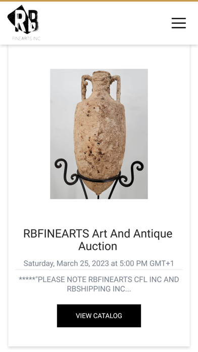 RB Finearts Cfl Inc Screenshot